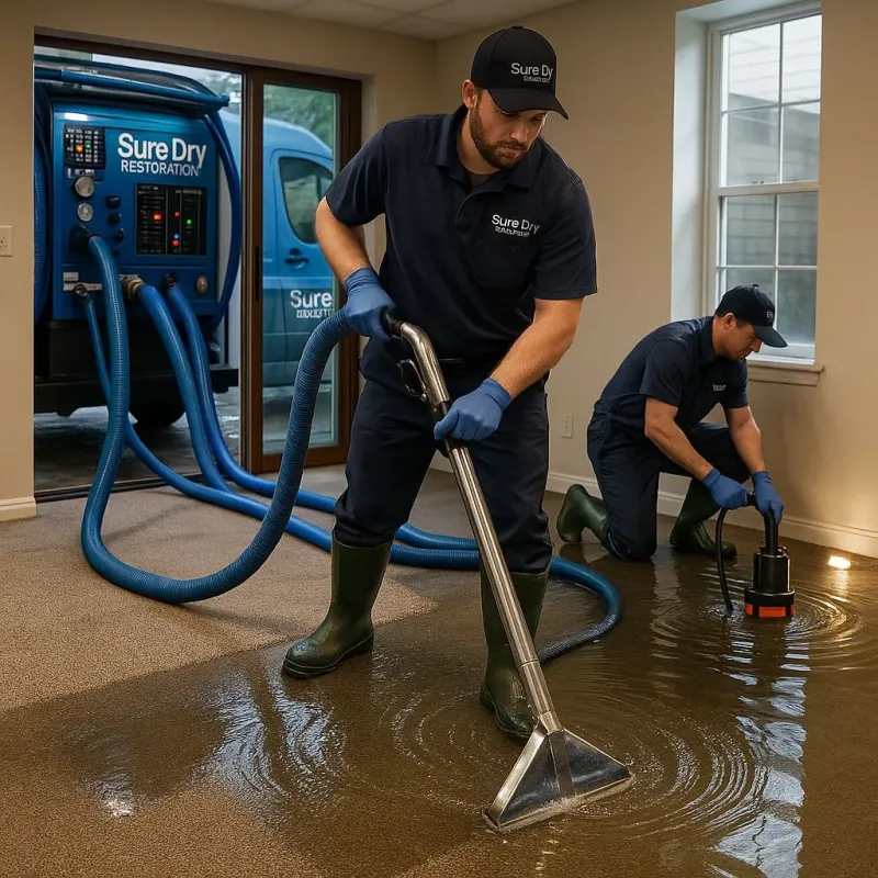 Water Extraction and Removal process in Laingsburg, MI